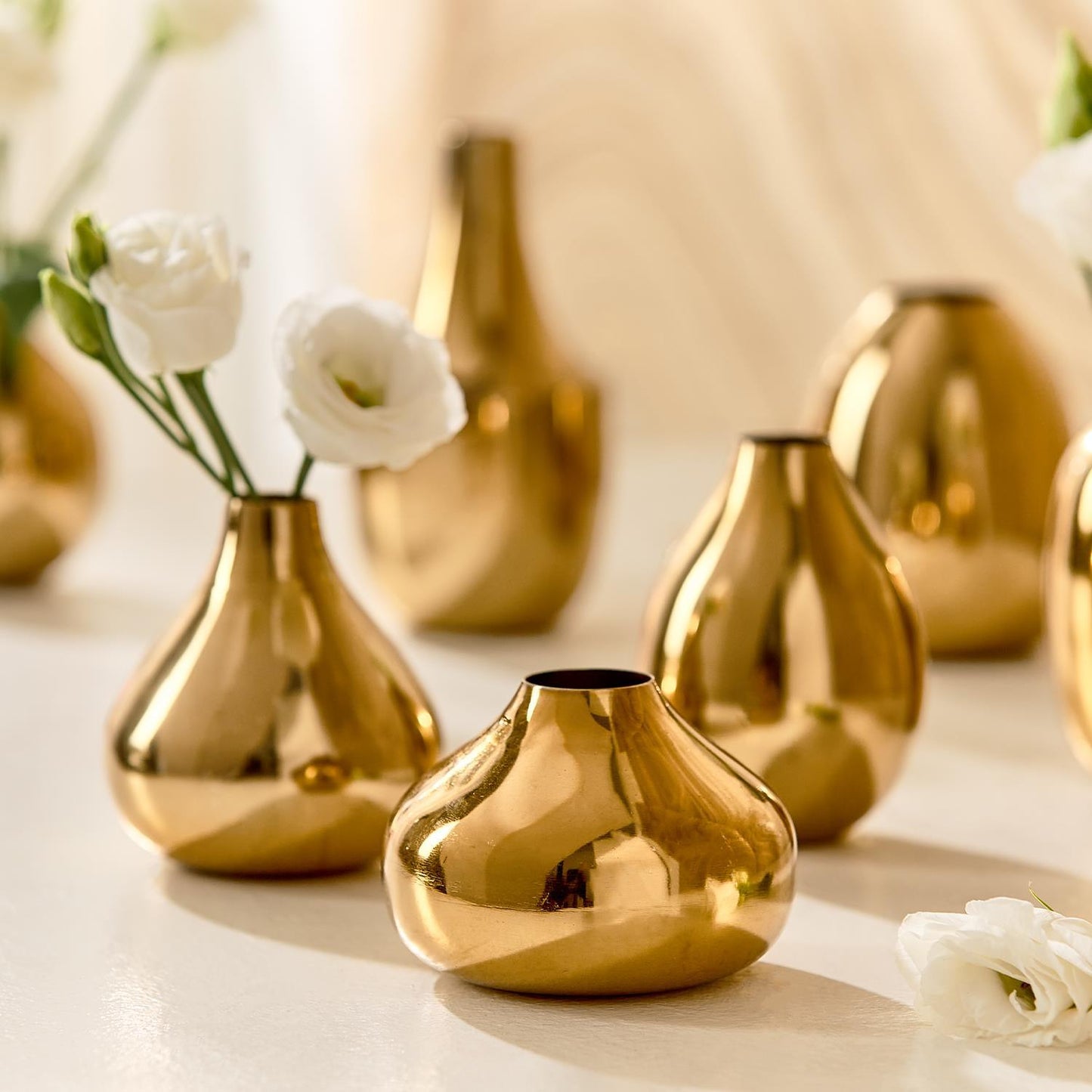 Gold Plated Nickel Vase