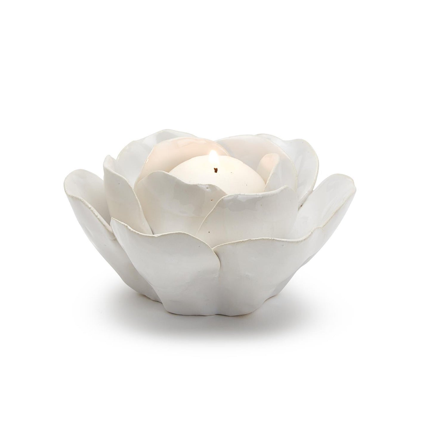 La Vie En Blanc Rose Tealight Holder