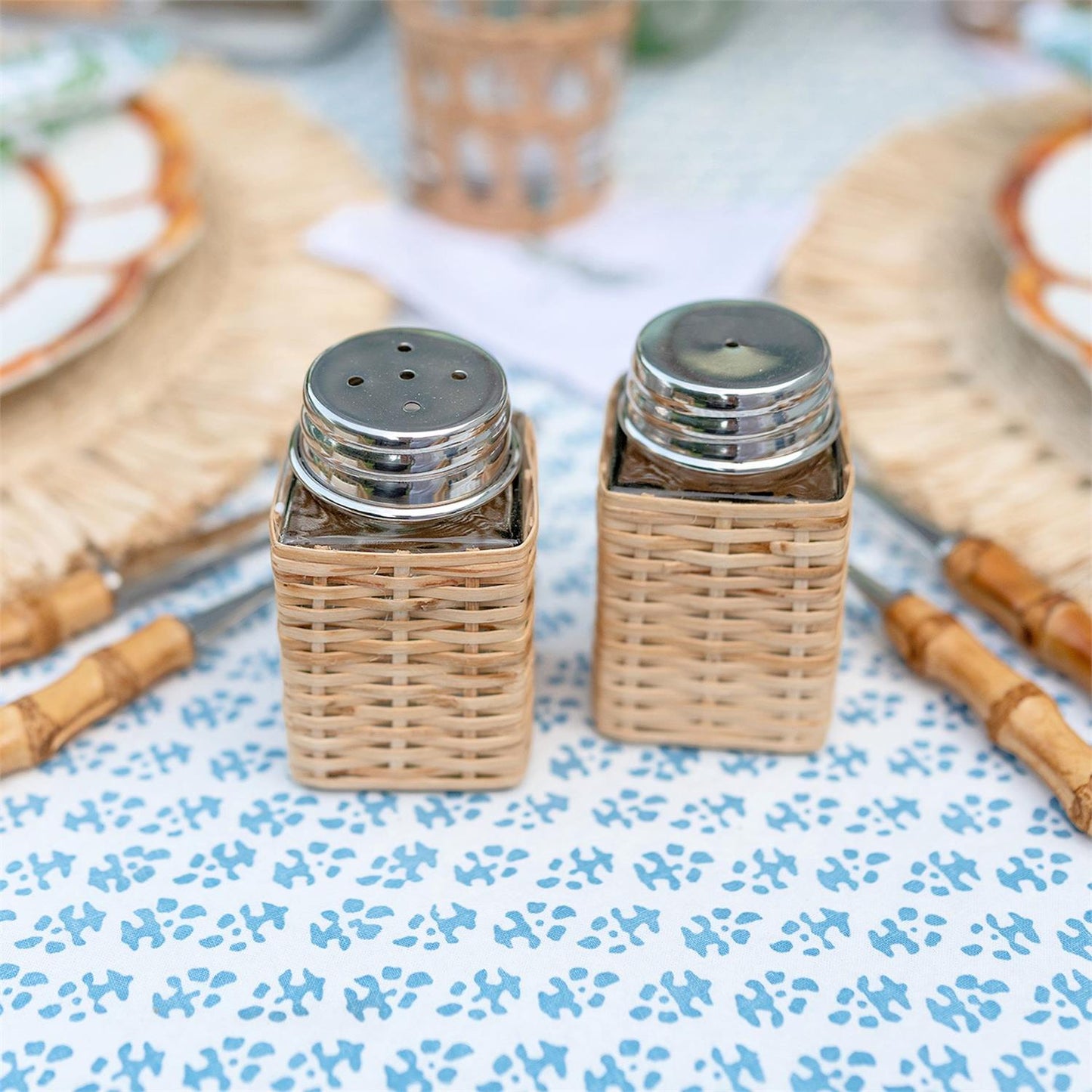 Rattan Salt & Pepper Shakers