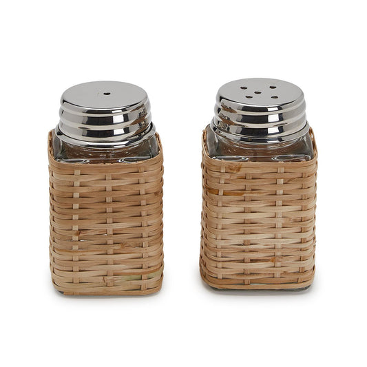 Rattan Salt & Pepper Shakers