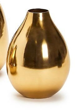 Gold Plated Nickel Vase