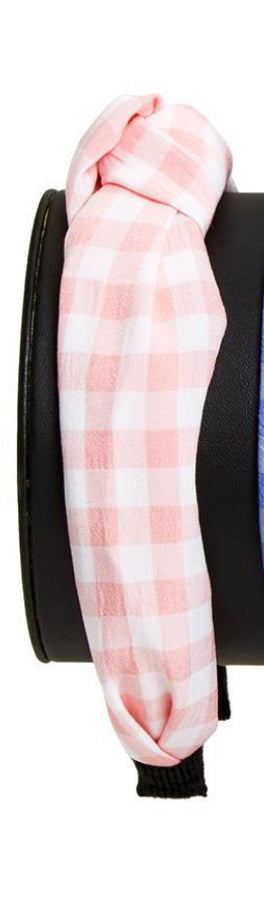 Pastel Gingham Headband