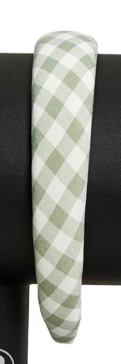 Pastel Gingham Headband