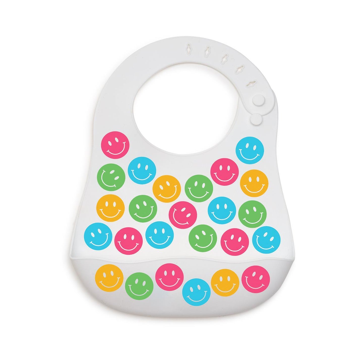 Happy Silicone Placemat & Bib Set