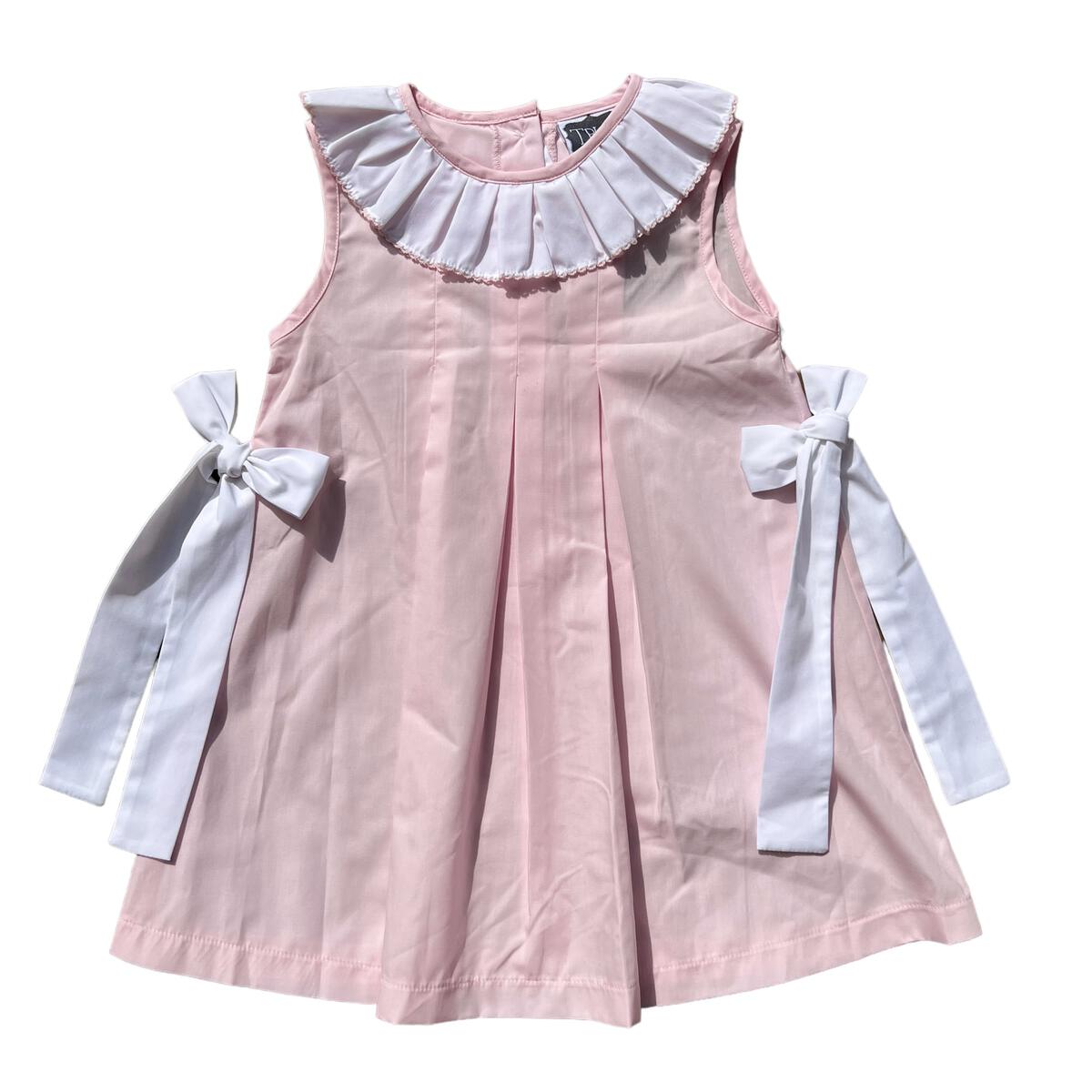 Pleated Collar Bow Dress