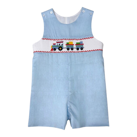 Boys Train Smocked Jon Jon