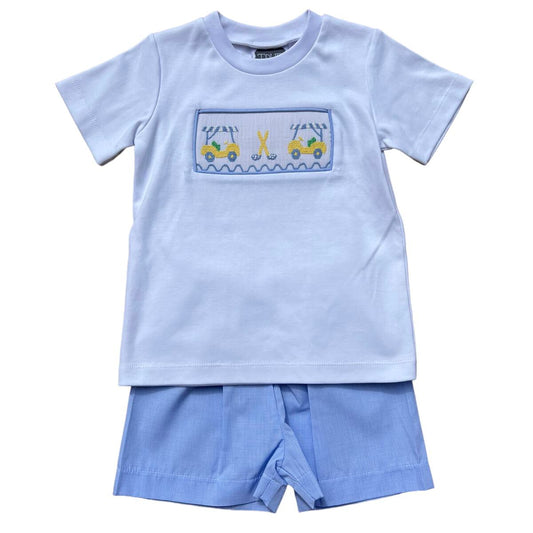 Smocked Golf Tee Set