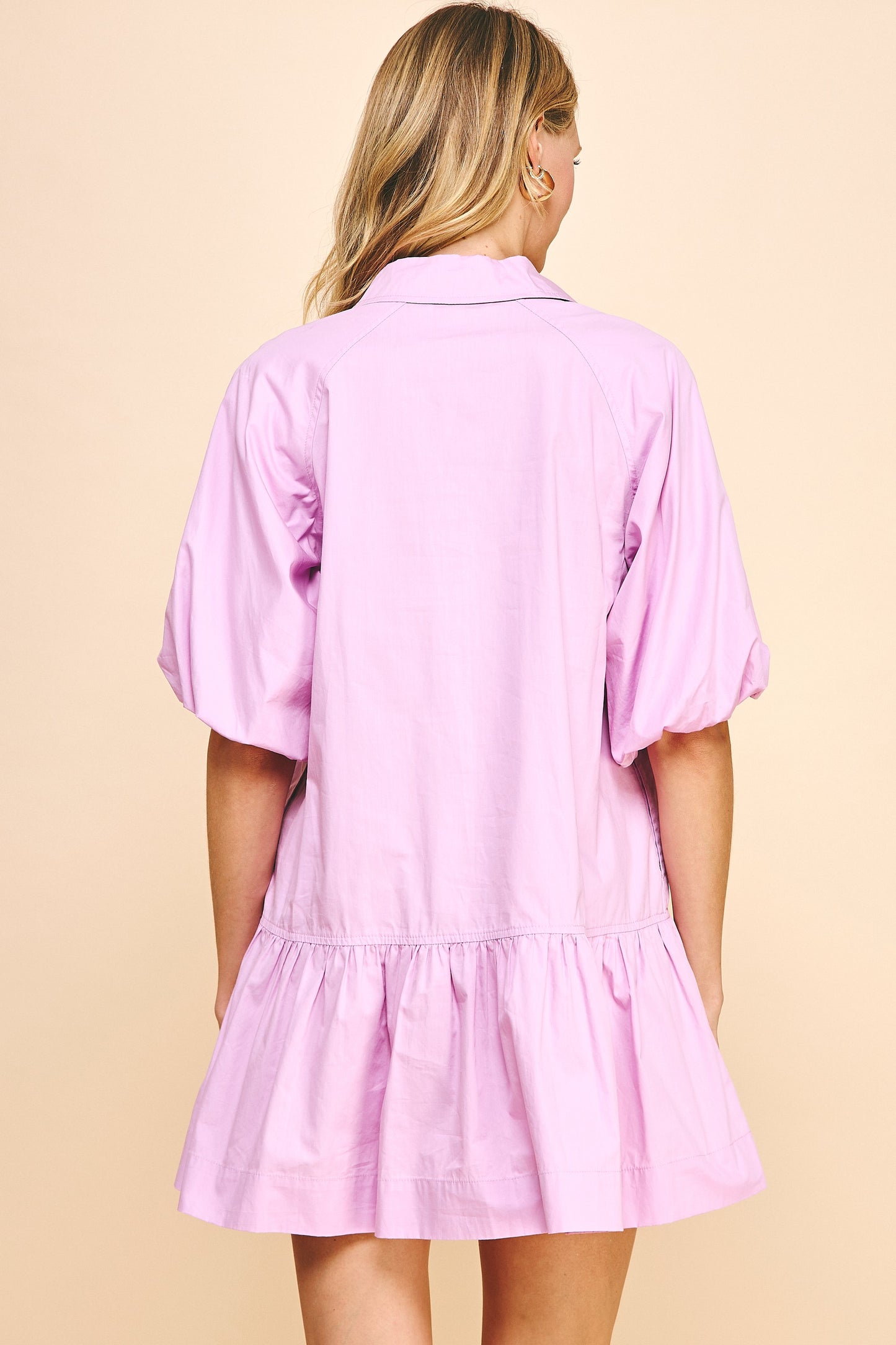 Button Down Mini Dress