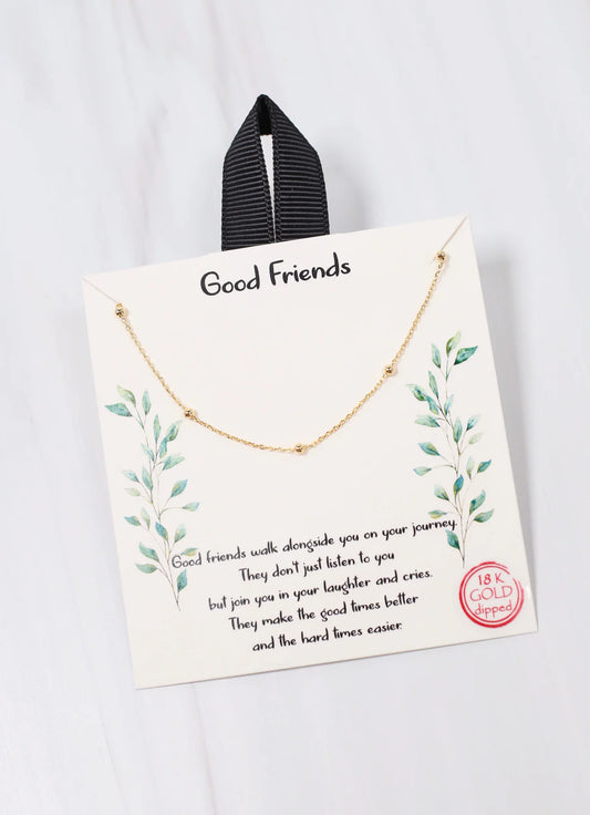 Good Friends Delicate Necklace
