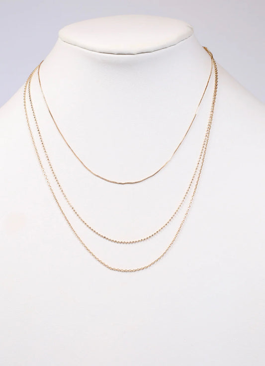 Auclair Thin Layered Necklace