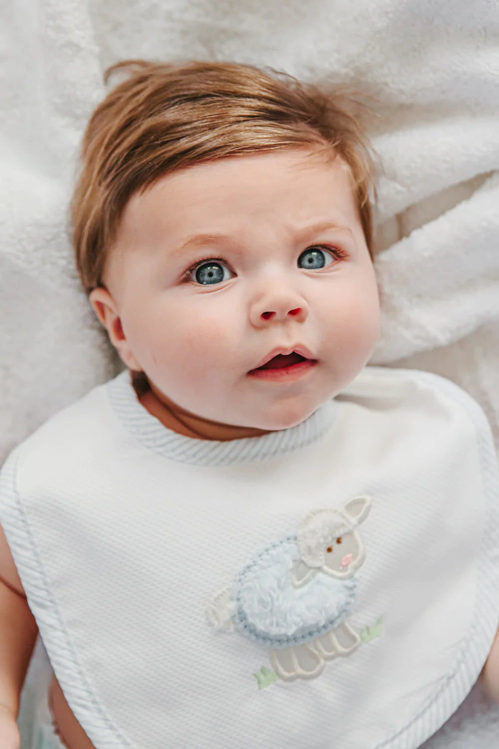 Little Lamb Appliqué Bib