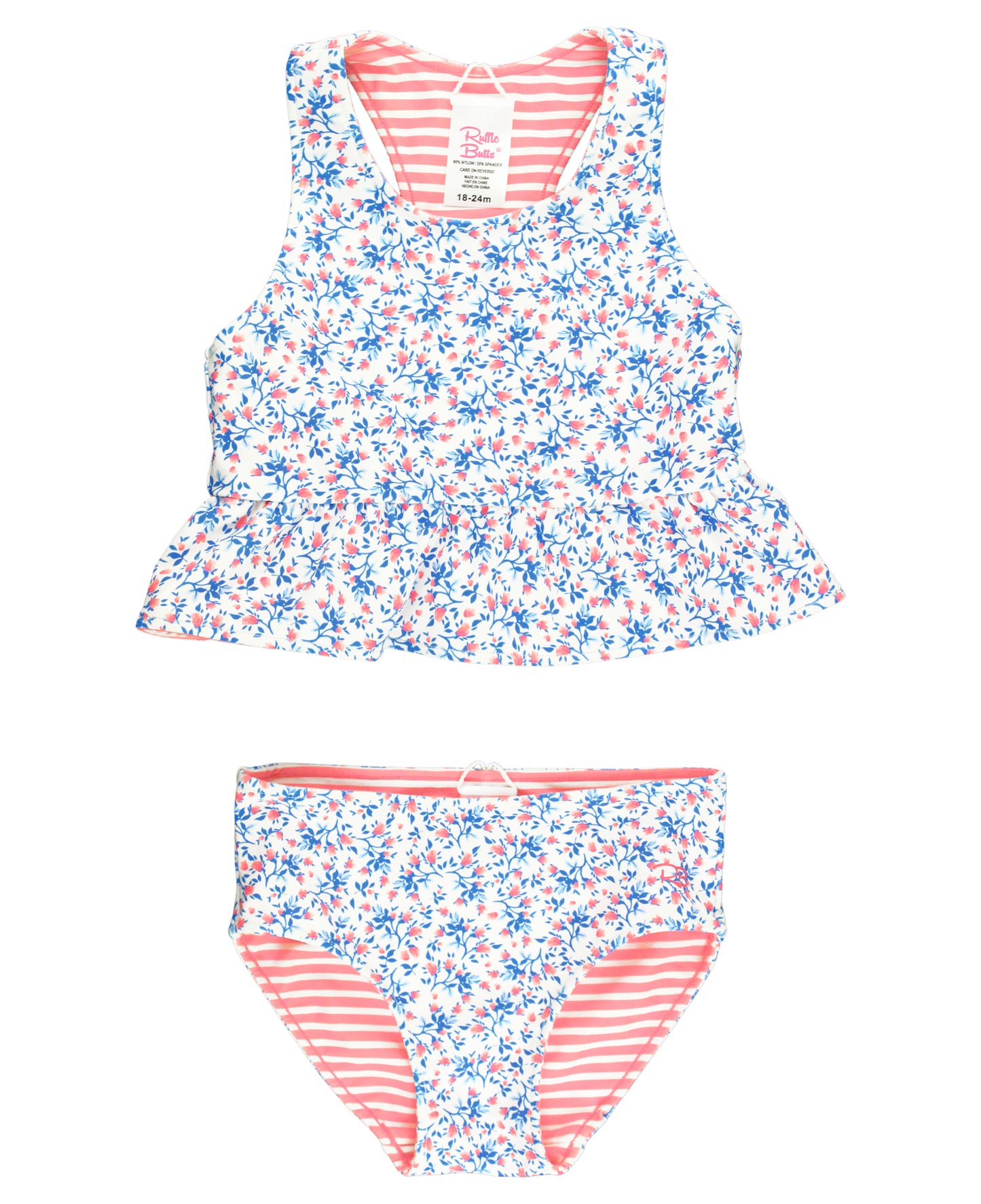 Reversible Peplum Tankini