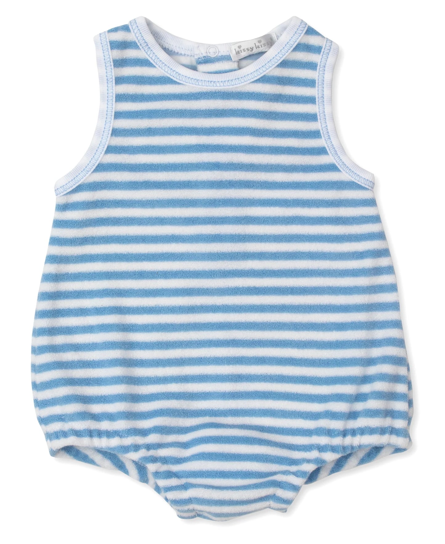 Blue Terry Striped Bubble
