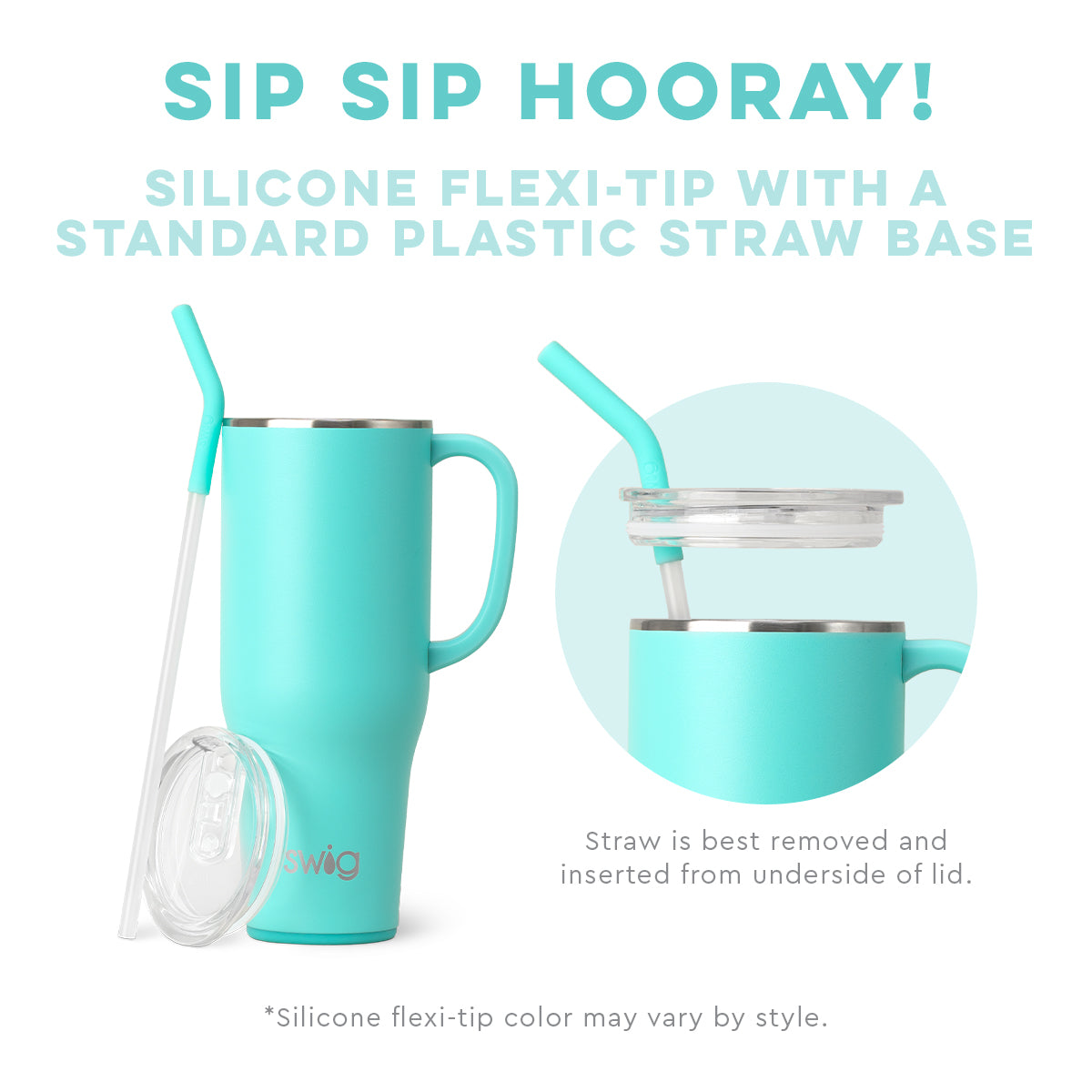 Shimmer Aquamarine Mega Mug