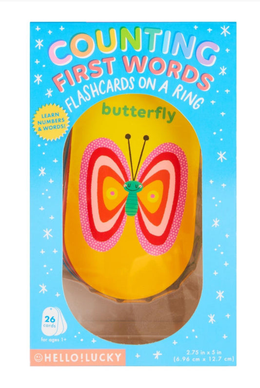 Counting First Words Flashcards