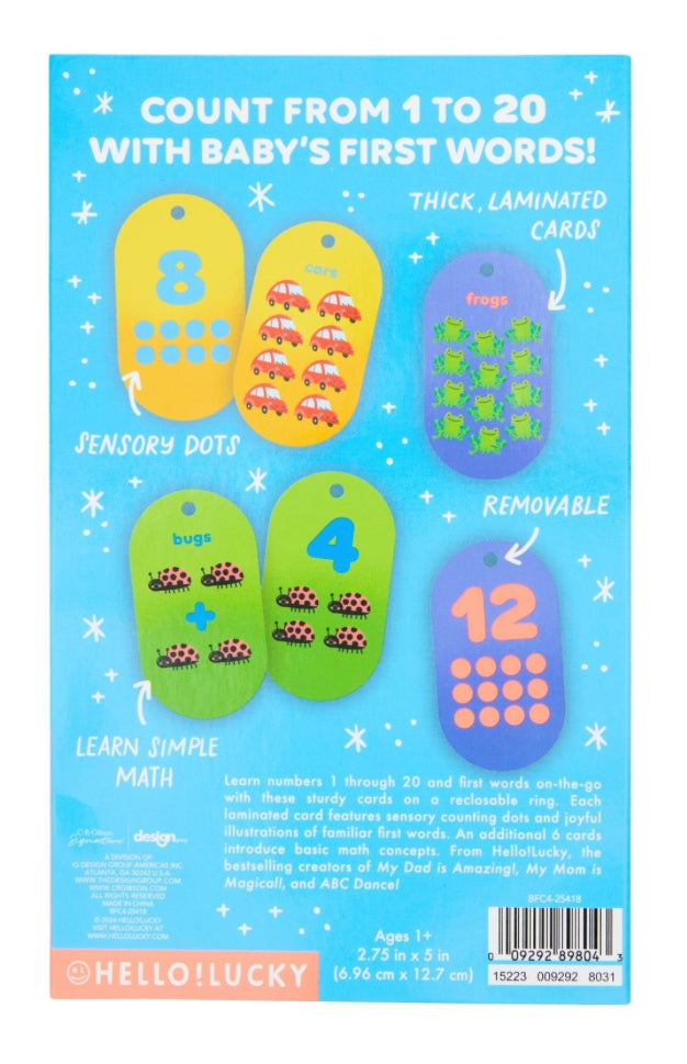 Counting First Words Flashcards