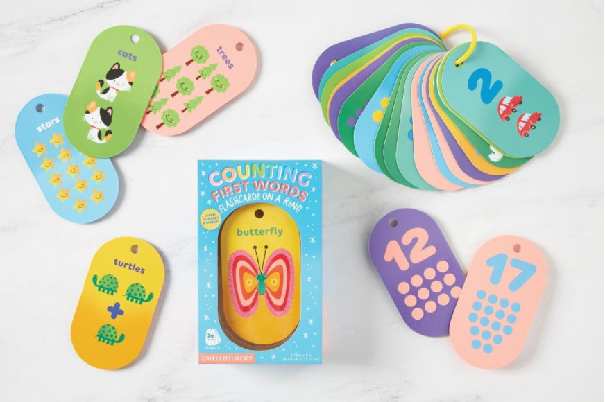 Counting First Words Flashcards