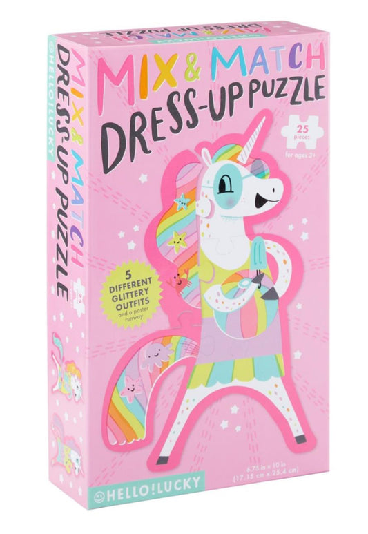 Dress Up Unicorn Puzzle