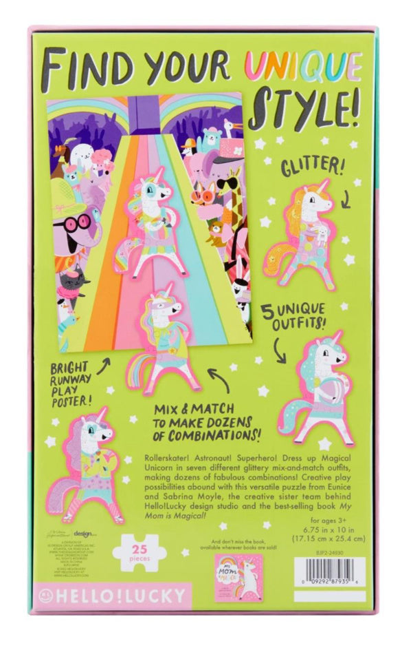 Dress Up Unicorn Puzzle