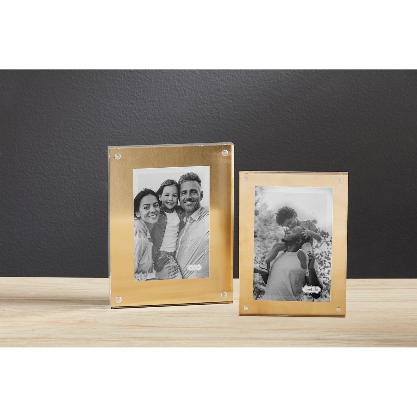 Small Brass Acrylic Frame