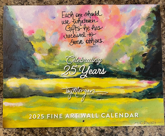 2025 Tay Morgan Wall Calendar