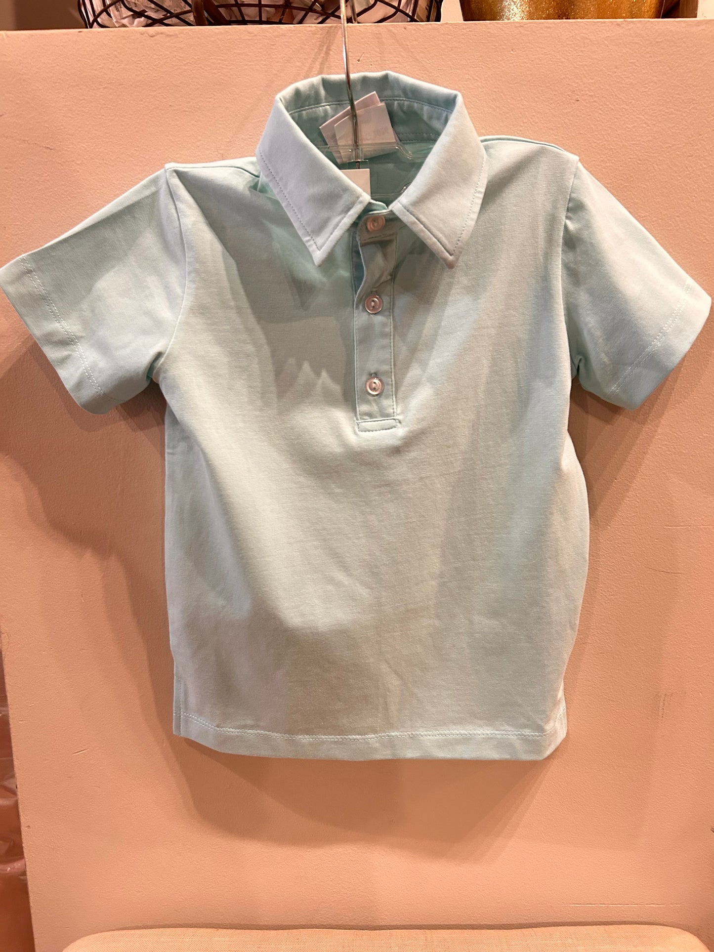 Pastel Prep Plaid Polo Short Set