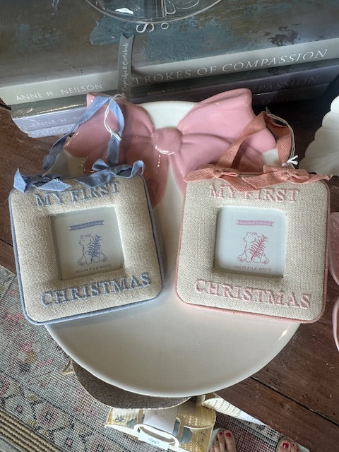 TC Baby's First Christmas Ornament- Photo