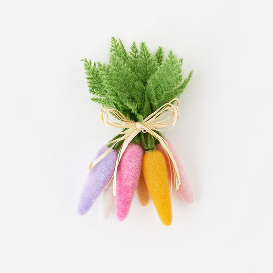 Flocked Colored Carrots