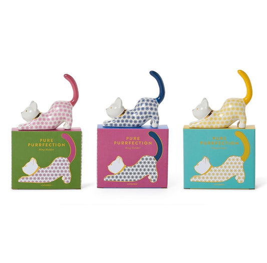 Cat Ceramic Ring Holder