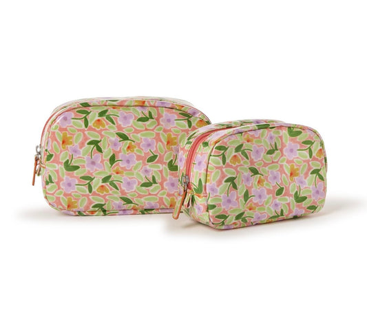 Floral Cosmetic Bags