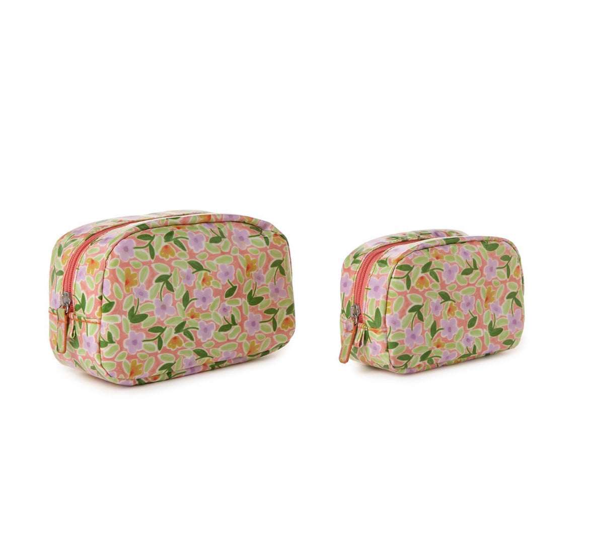 Floral Cosmetic Bags