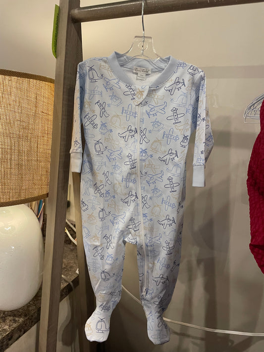 Aircraft Footie w/ Zip