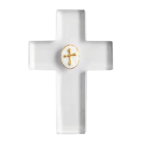 Clear Resin Cross