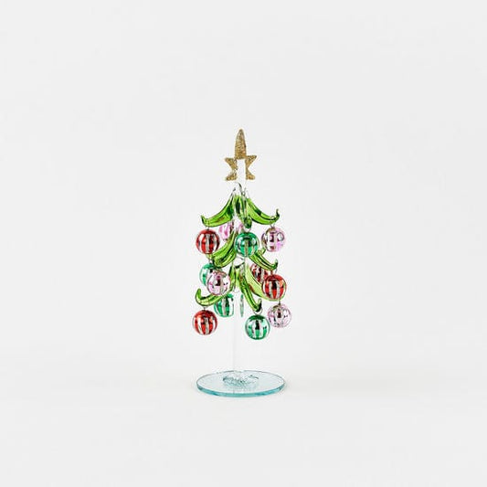 Handmade Glass Tree w/ Balls