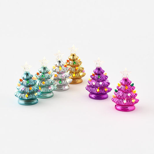 Christmas Tree w/Multi Colored Lights.