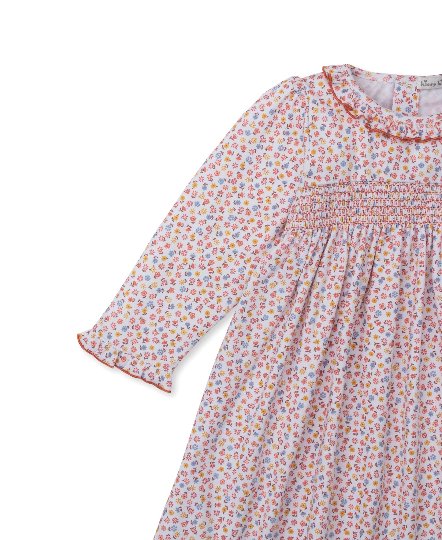 Pumpkin floral Dress