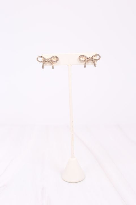 Laura May CZ Bow Earring