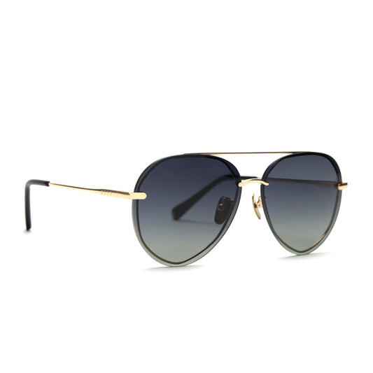 LENOX - GOLD, BLACK + GREY GRADIENT POLARIZED