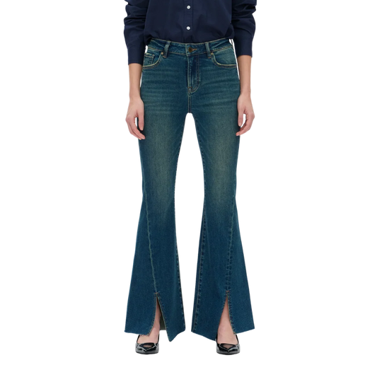 Vintage Blue High Rise Flare