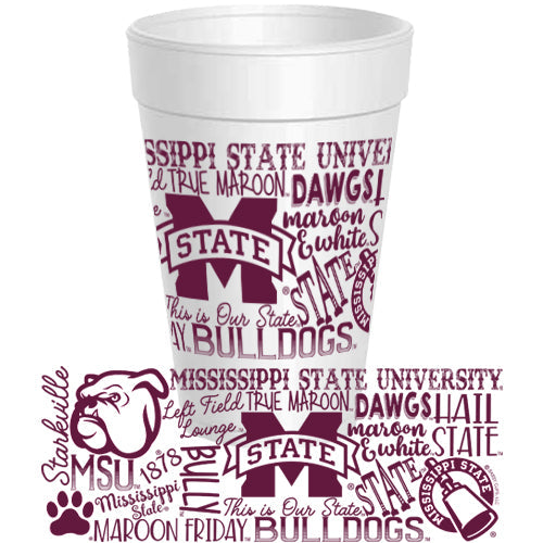 Mississippi State Traditions Styrofoam