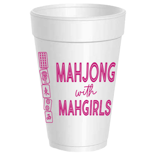 Mahjong with Mahgirls- Styrofoam