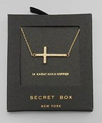 CZ Cross Necklace