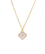 MOP Clover Stainless Steel Necklace