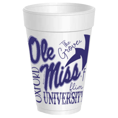 Ole Miss Traditions Font Wrap Styrofoam