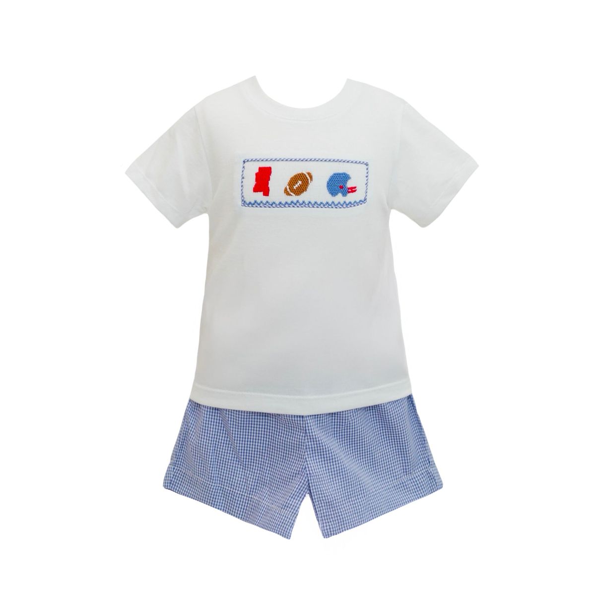 Ole Miss smocked set
