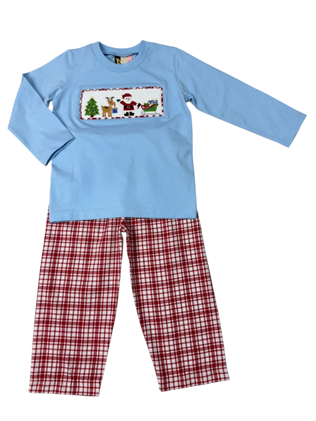 Christmas Eve Smocked Set