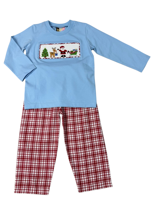 Christmas Eve Smocked Set