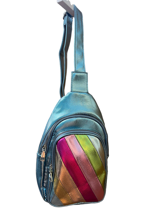 Striped Sling Bag