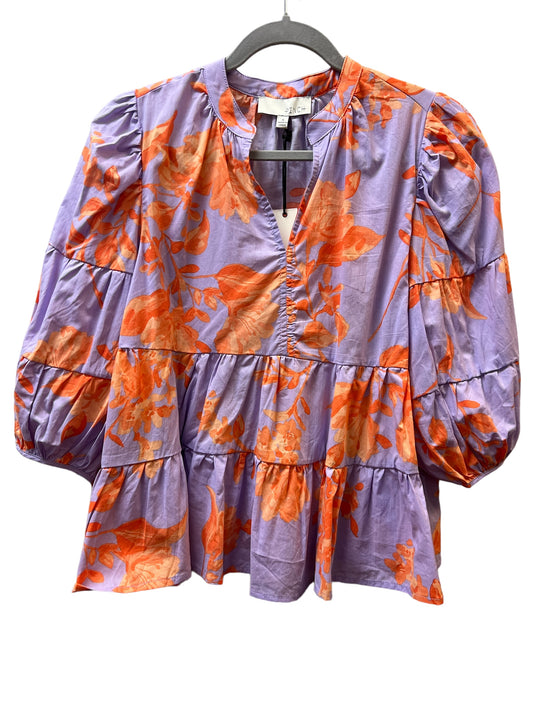 3/4 Sleeve Tiered Blouse