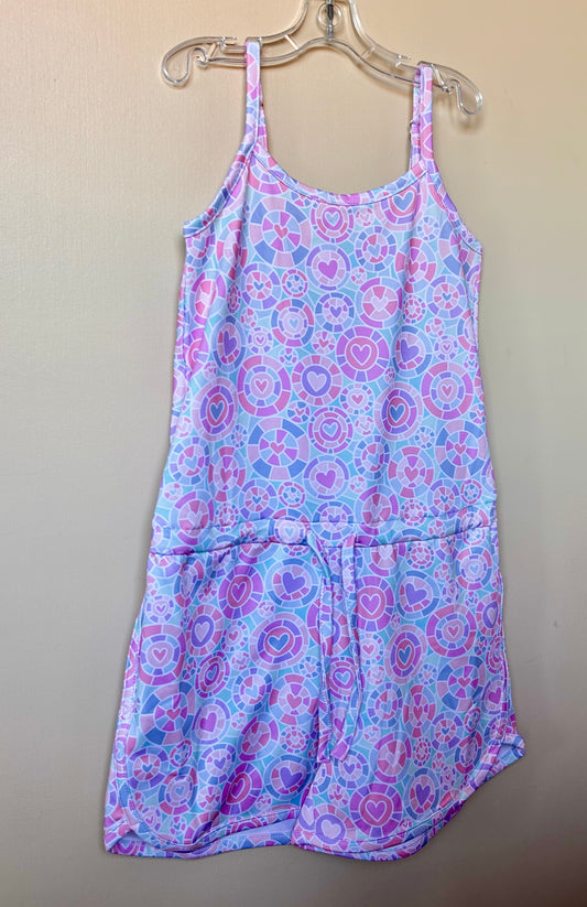 Kalidescope heart romper